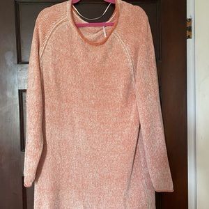 Free people orange sweater nwt